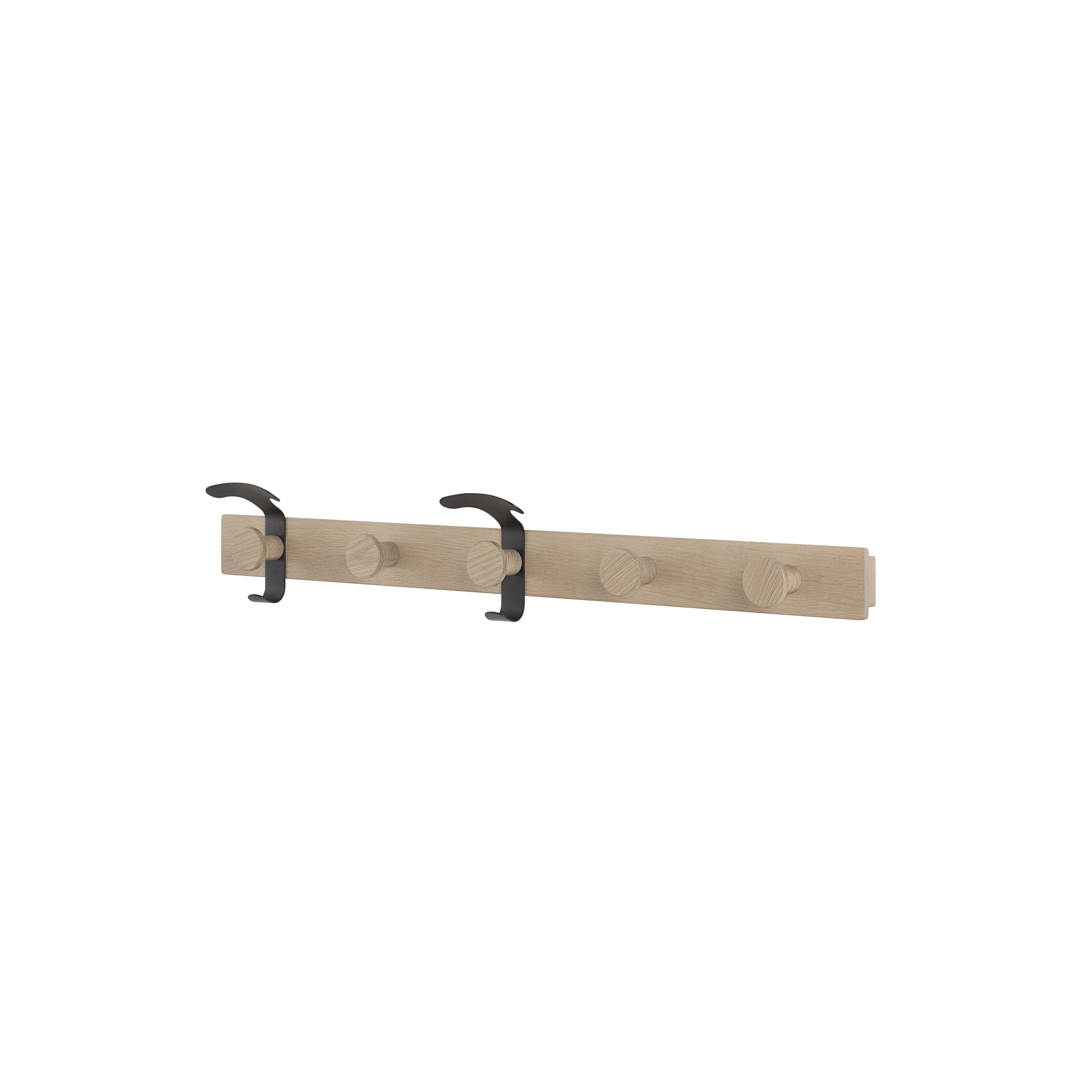 Avail Coat Rack: Oak + Black