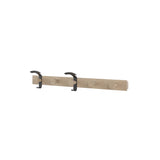 Avail Coat Rack: Oak + Black