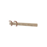 Avail Coat Rack: Oak + Copper Brown