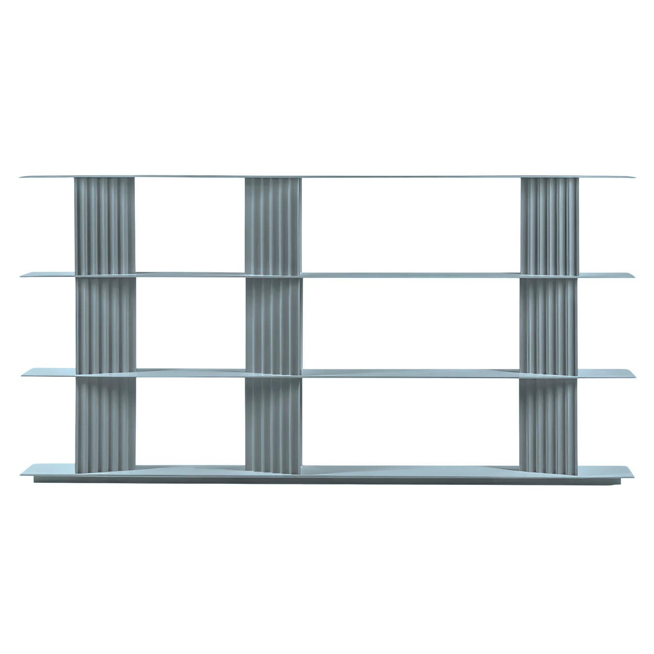 Plec Shelving: Large + Medium + Window Grey