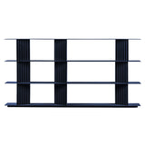 Plec Shelving: Large + Medium + Steel Blue