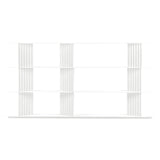 Plec Shelving: Large + Medium + Traffic White