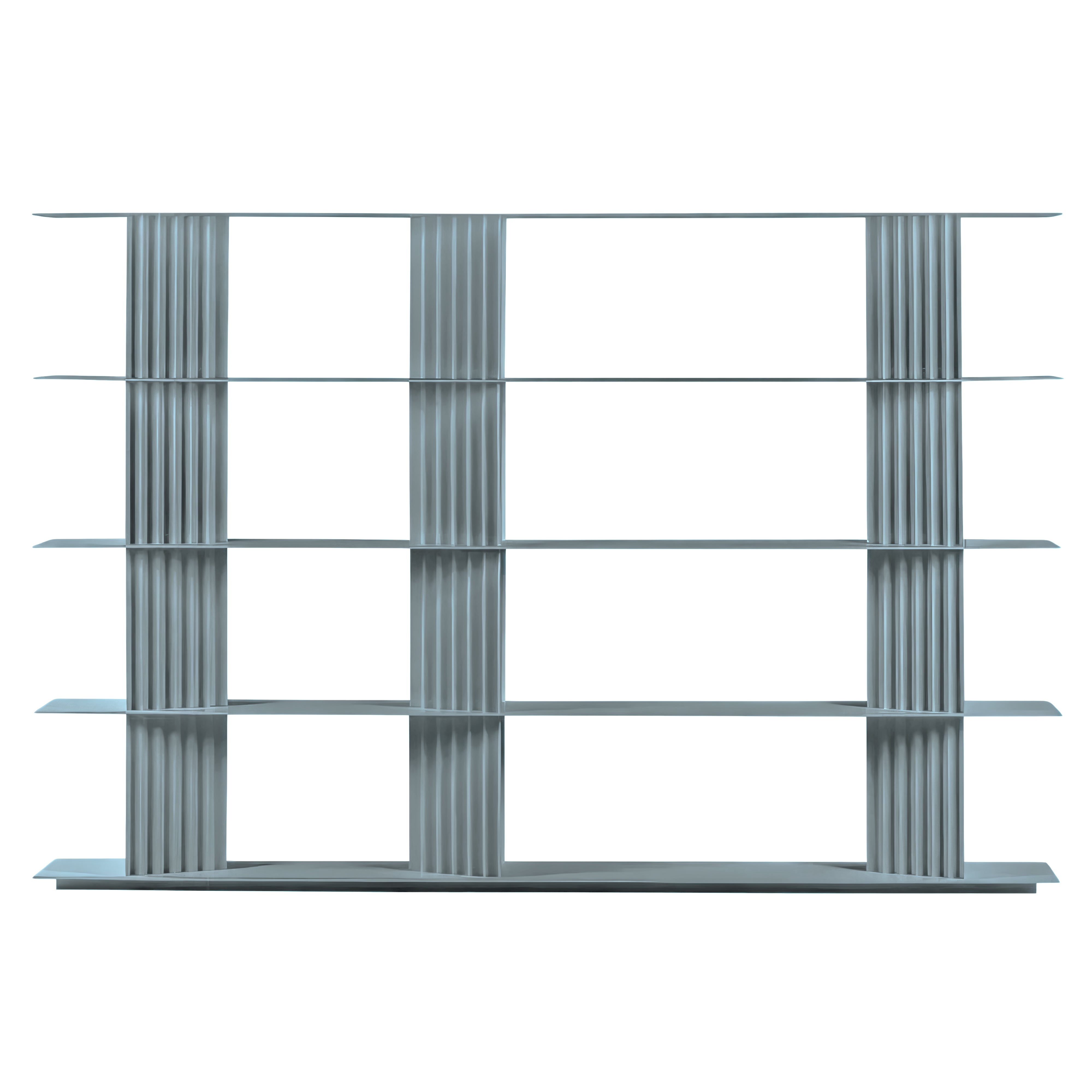 Plec Shelving: Large + High + Window Grey