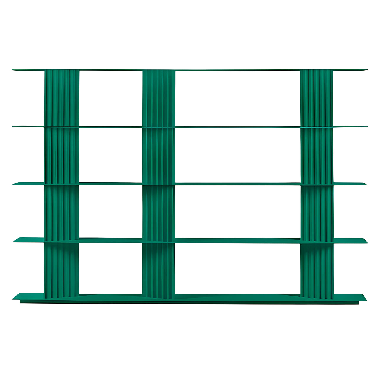 Plec Shelving: Large + High + Emerald Green