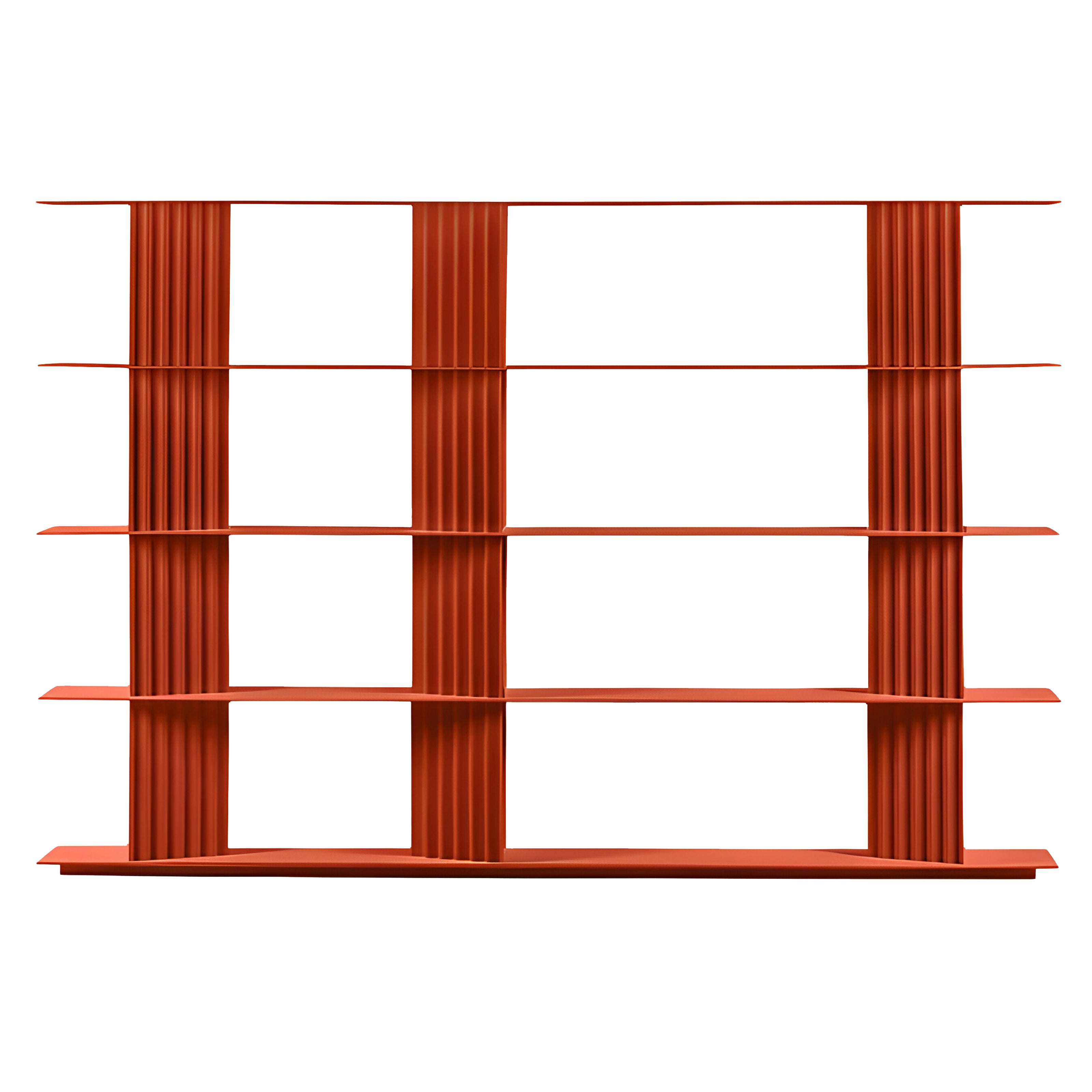 Plec Shelving: Large + High + Terracotta