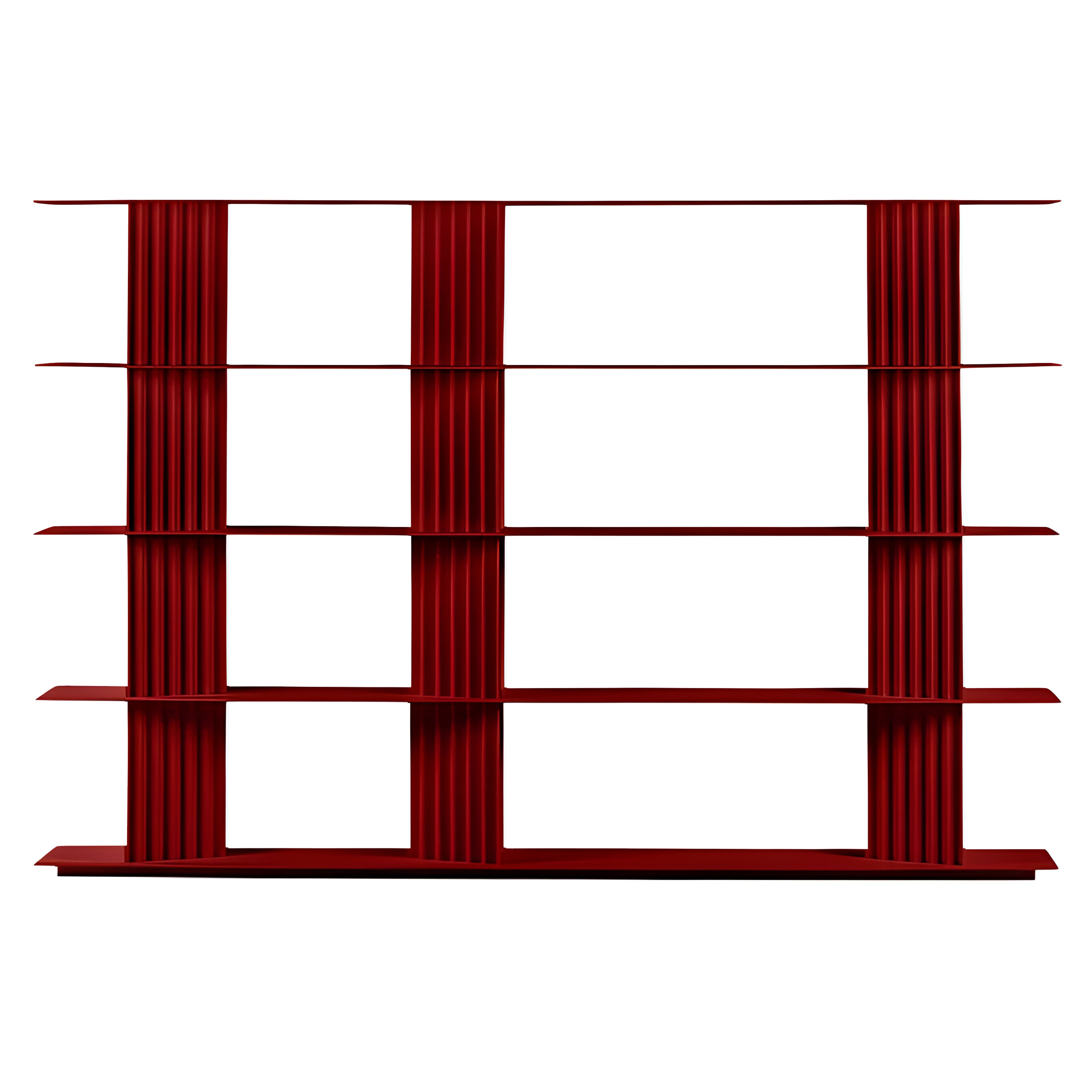 Plec Shelving: Large + High + Bordeaux
