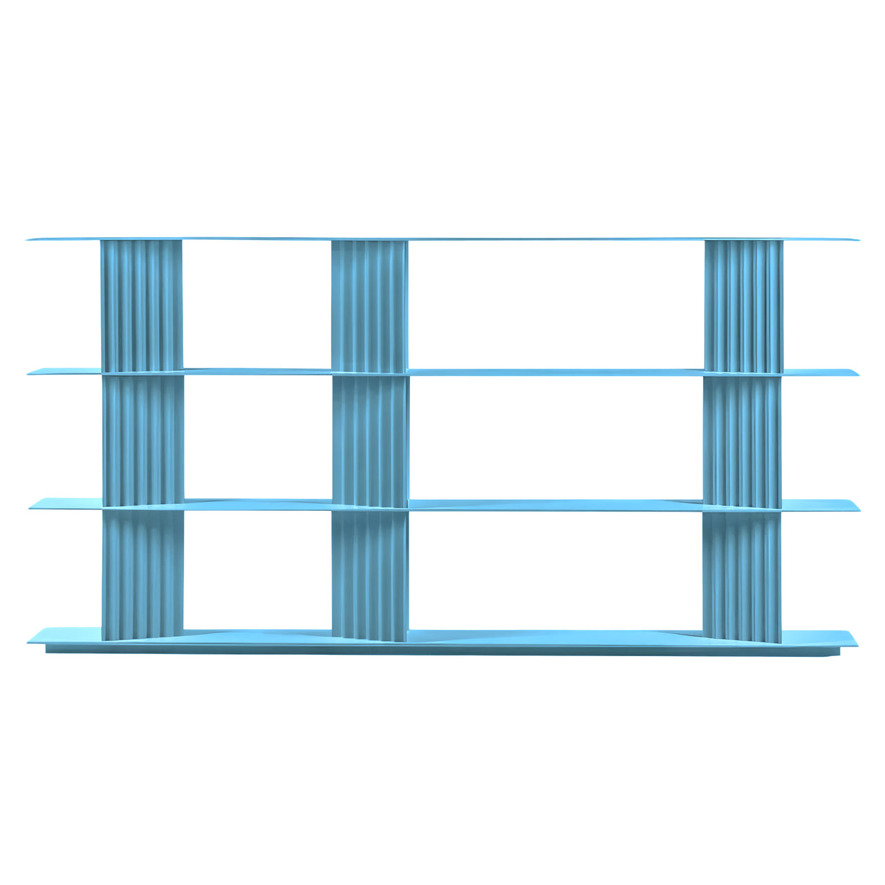 Plec Shelving: Large + Medium + Cool Blue