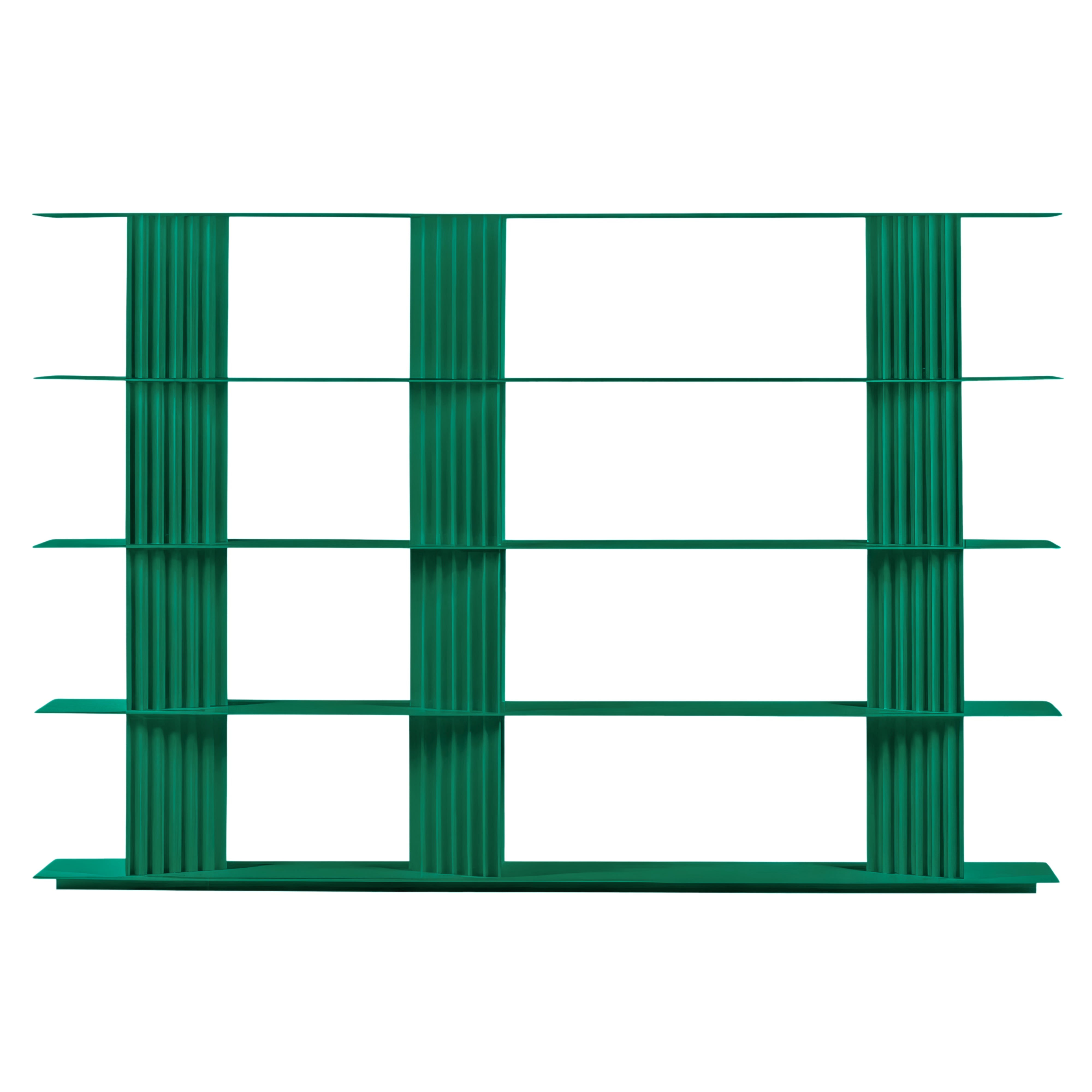 Plec Shelving: Large + High + Emerald Green