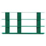 Plec Shelving: Large + Medium + Emerald Green