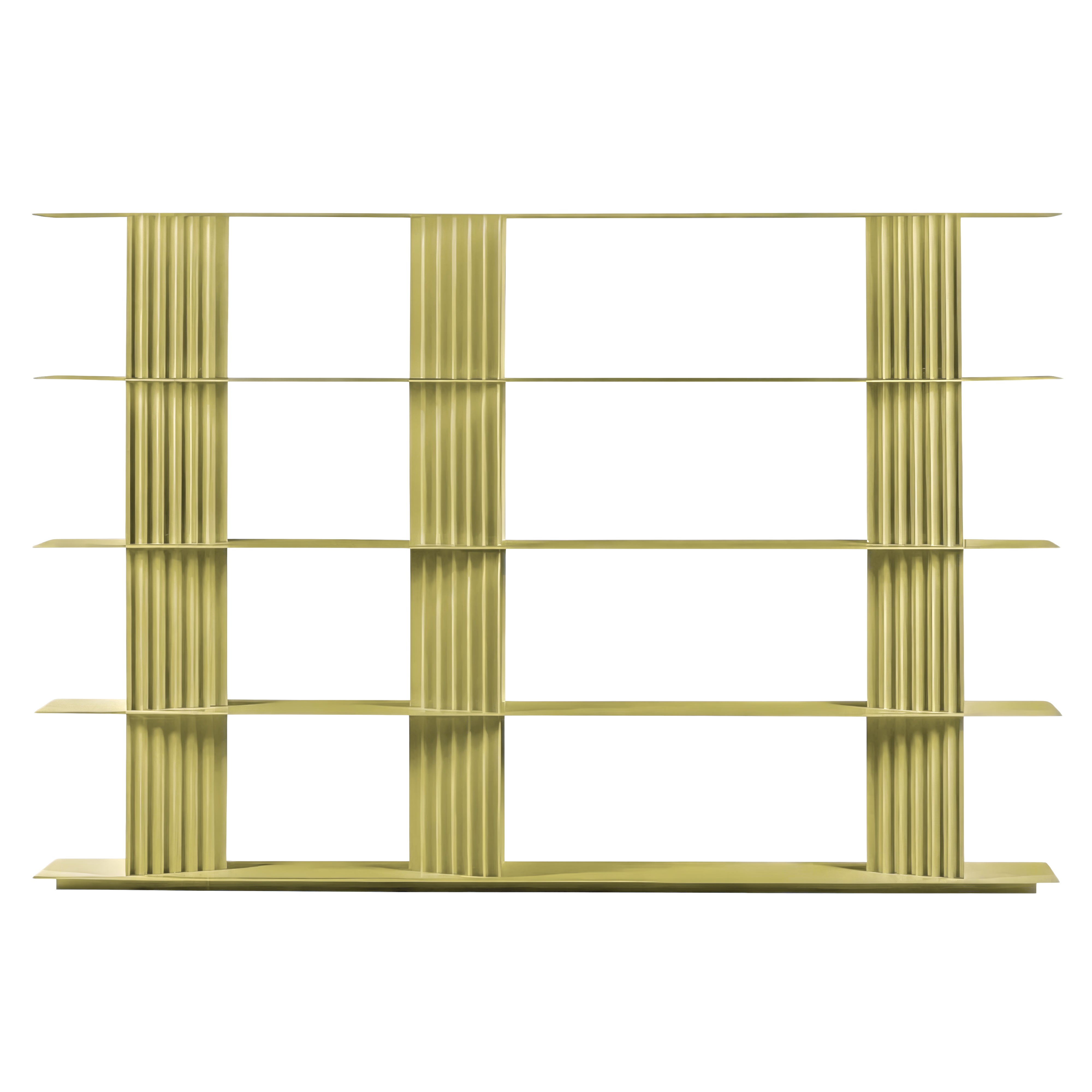 Plec Shelving: Large + High + Green Beige