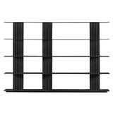 Plec Shelving: Large + High + Jet Black