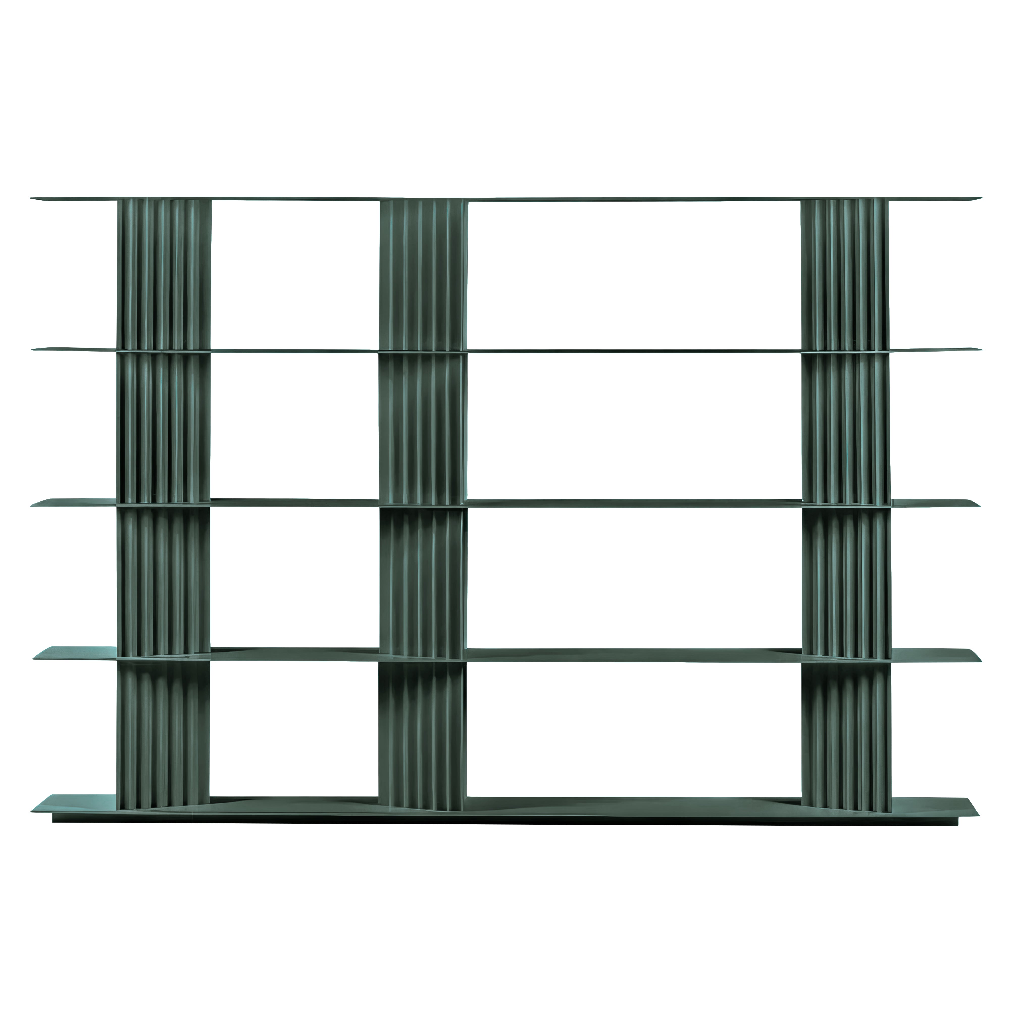 Plec Shelving: Large + High + Nordic Green