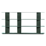 Plec Shelving: Large + Medium + Nordic Green
