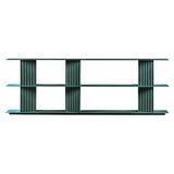 Plec Shelving: Large + Low + Nordic Green