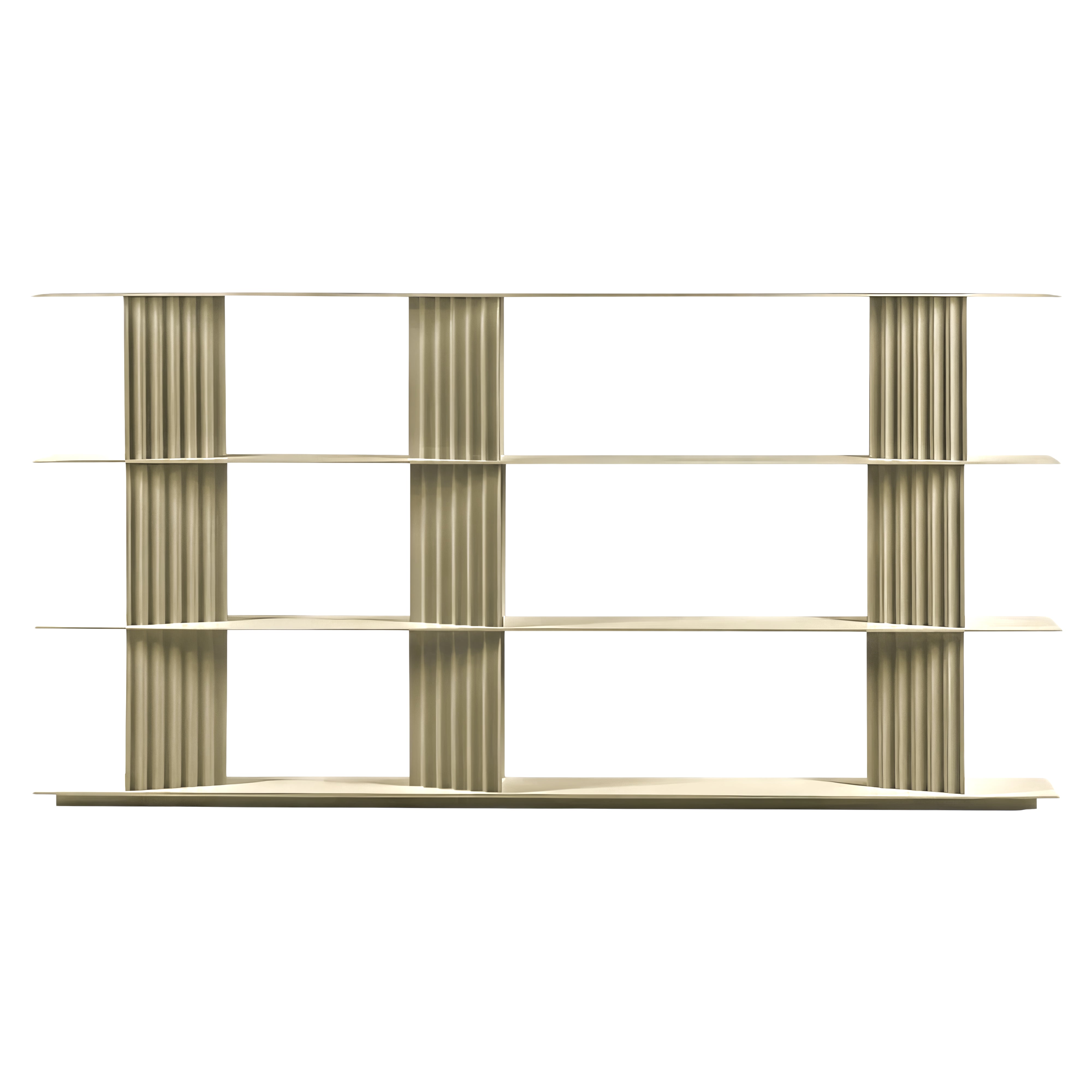 Plec Shelving: Large + Medium + Silk Grey