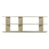 Plec Shelving: Large + Low + Silk Grey