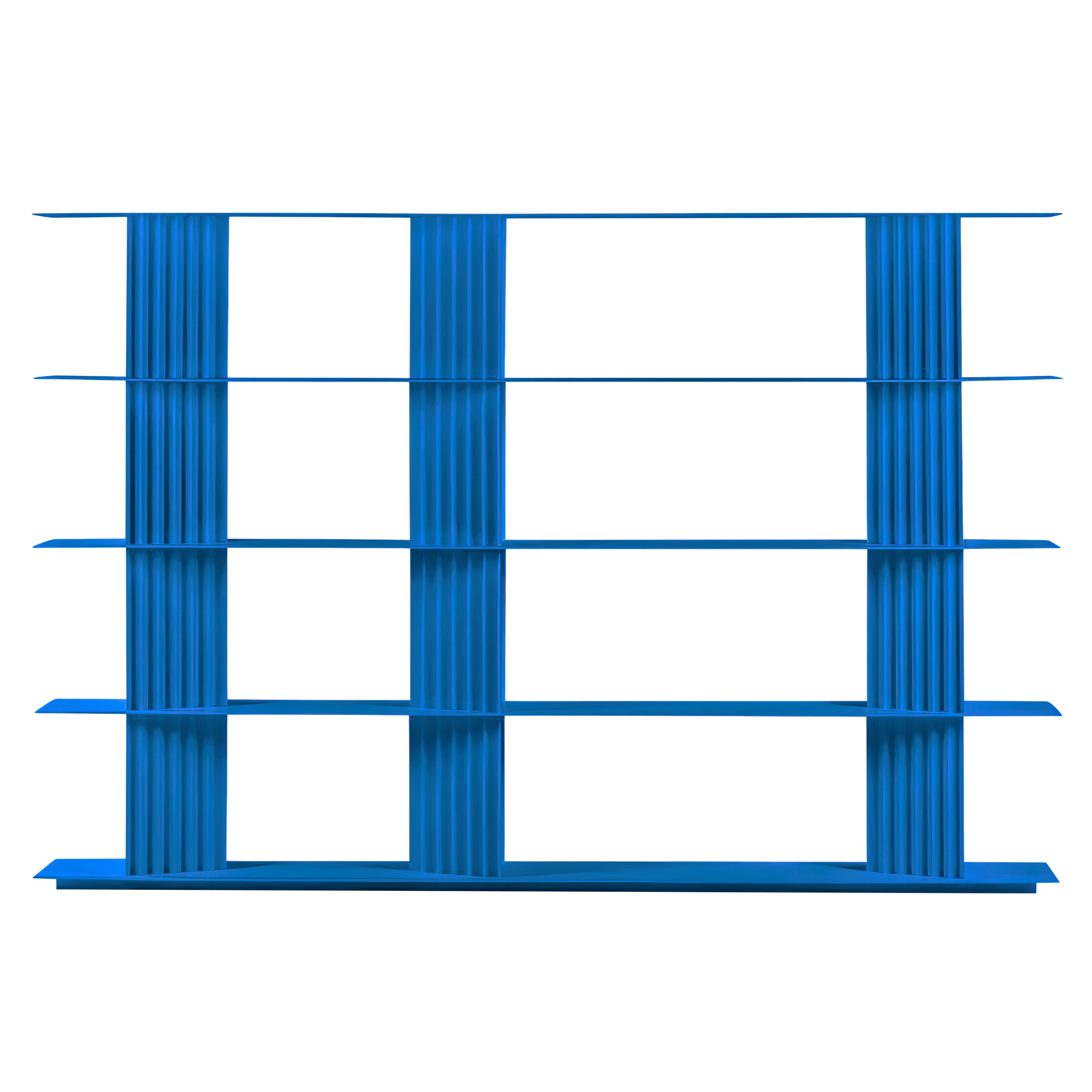 Plec Shelving: Large + High + Sky Blue