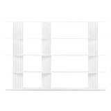 Plec Shelving: Large + Traffic White