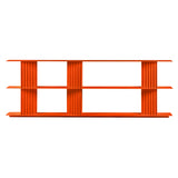 Plec Shelving: Large + Low + Pure Orange