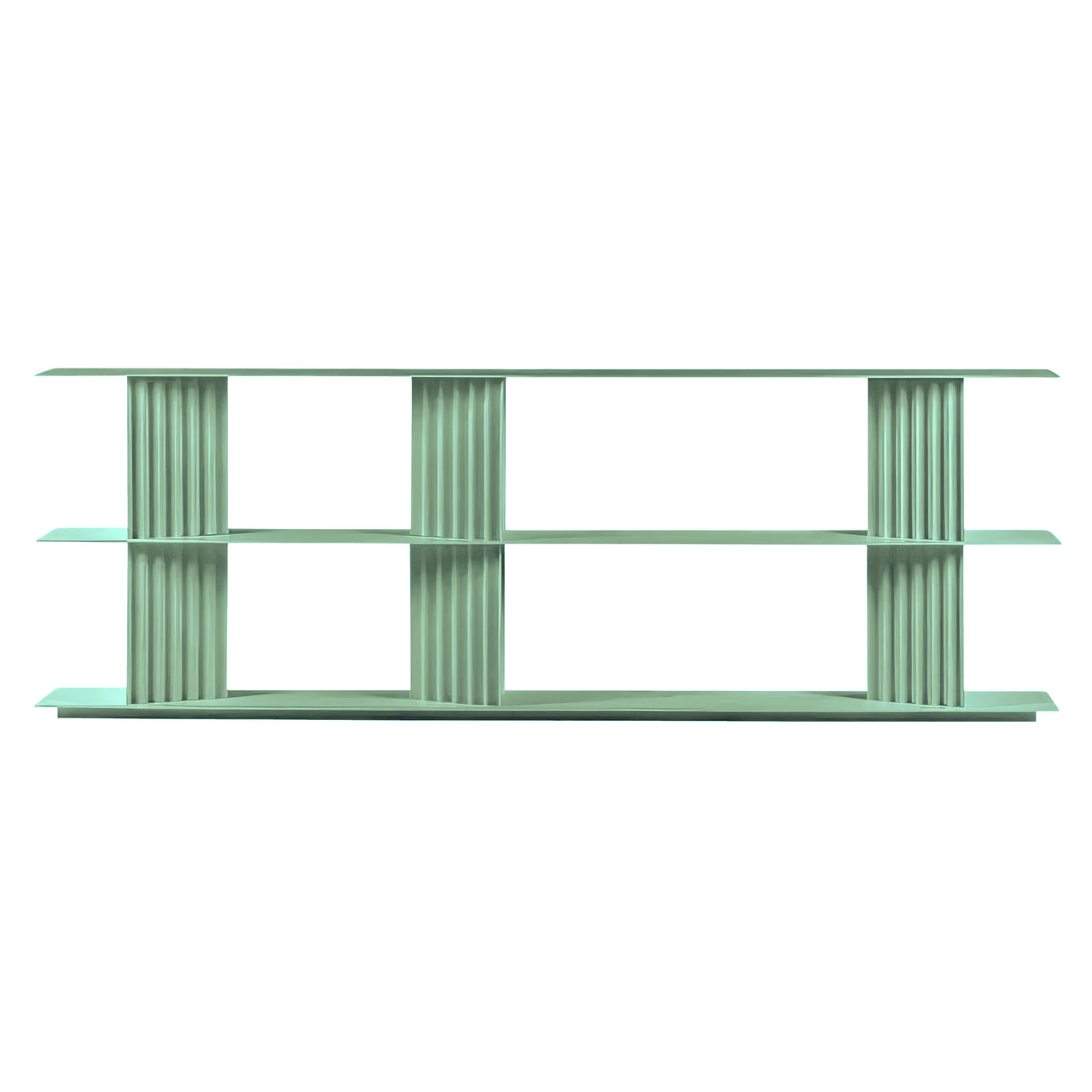 Plec Shelving: Large + Low + Warm Sage