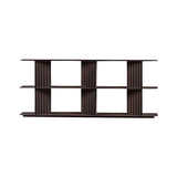 Plec Shelving: Medium + Low + Grey Brown