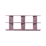 Plec Shelving: Medium + Low + Pastel Violet