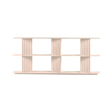 Plec Shelving: Medium + Low + Peach Rose