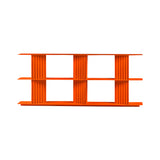 Plec Shelving: Medium + Low + Pure Orange