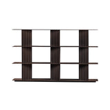 Plec Shelving: Medium + Medium + Grey Brown