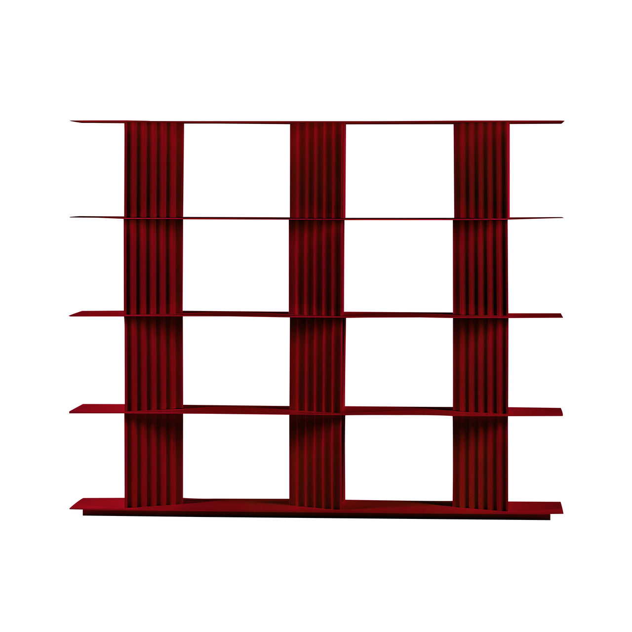 Plec Shelving: Medium + High + Bordeaux