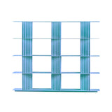Plec Shelving: Medium + High + Cool Blue