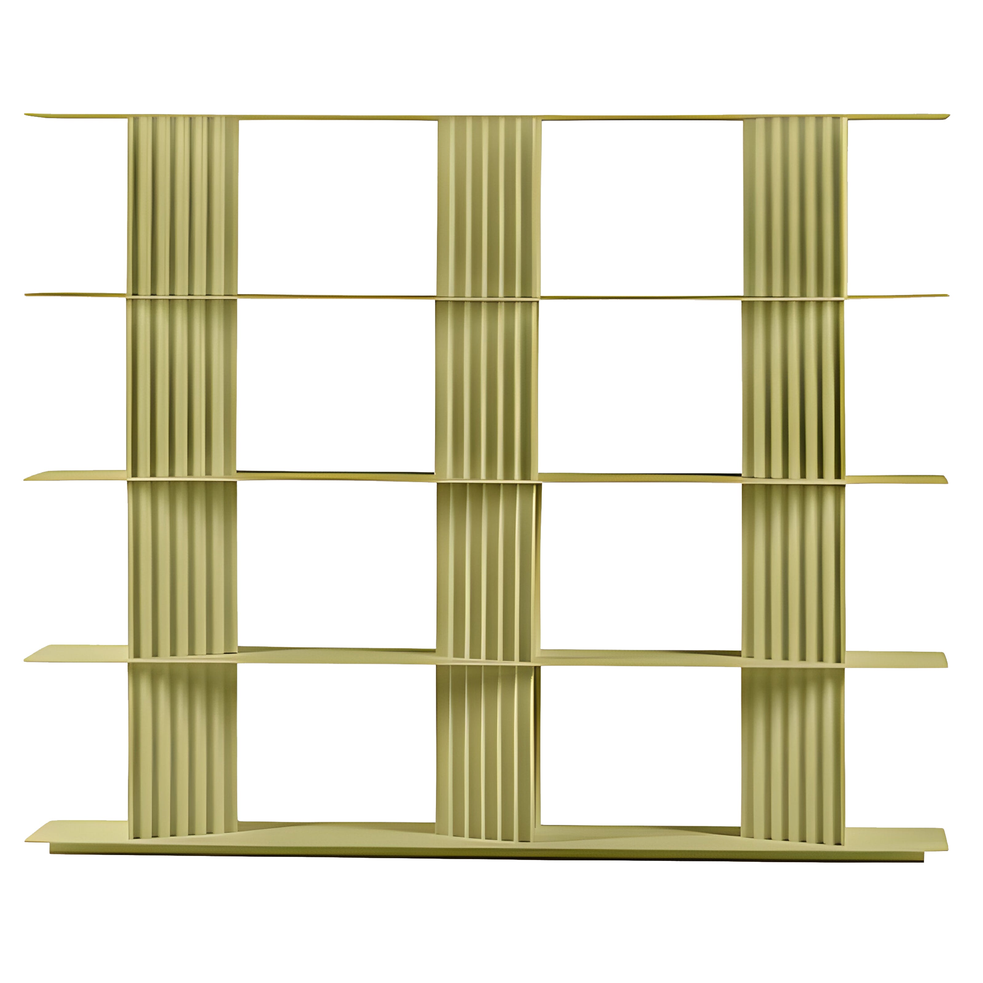 Plec Shelving: Medium + High + Green Beige
