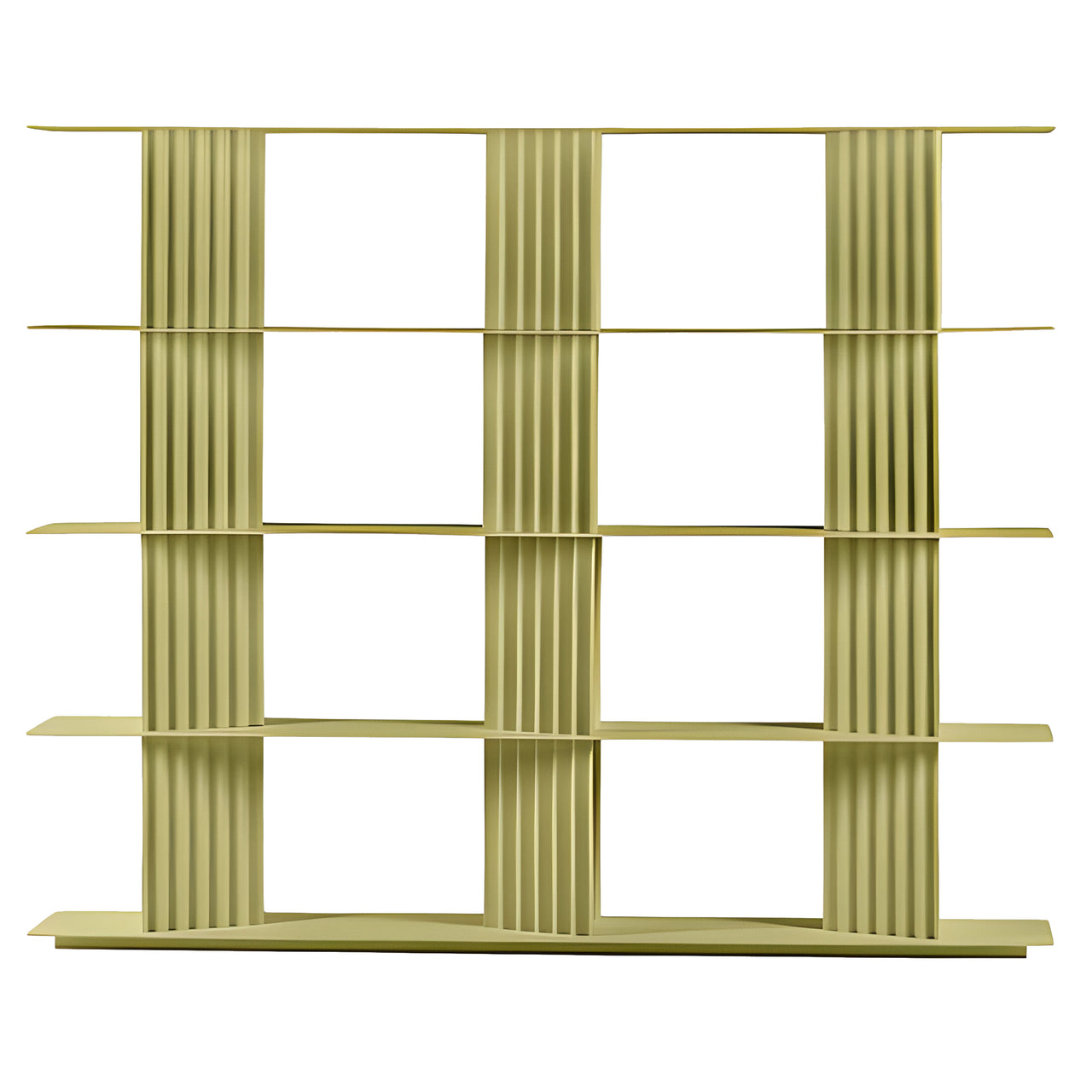 Plec Shelving: Medium + High + Green Beige