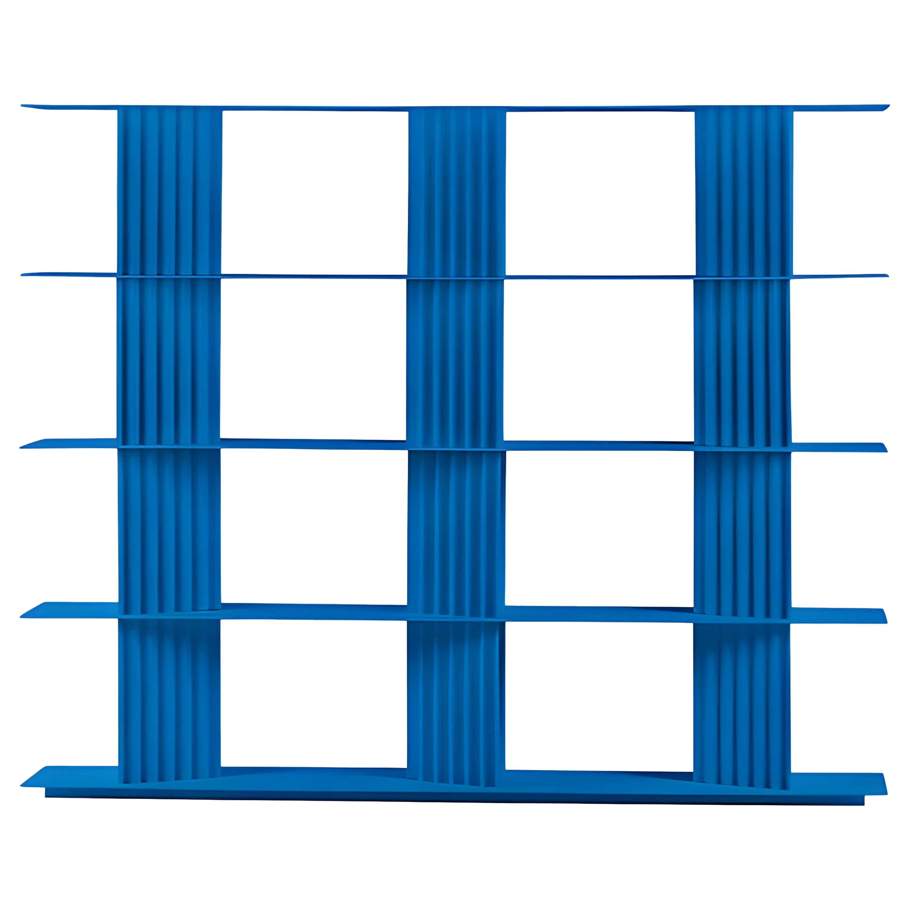 Plec Shelving: Medium + High + Sky Blue