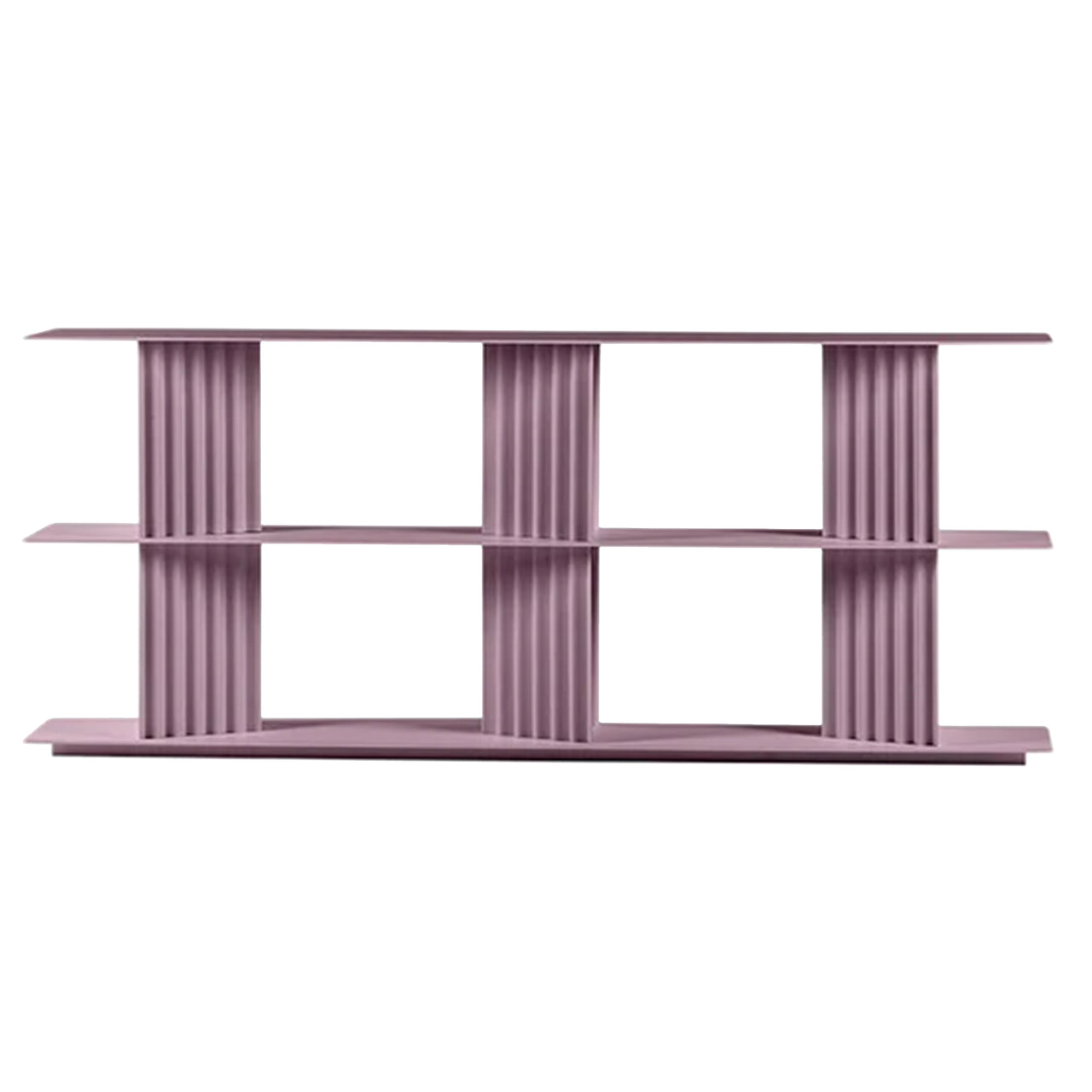 Plec Shelving: Medium + Low + Pastel Violet