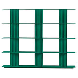 Plec Shelving: Medium + High + Emerald Green 