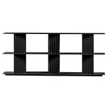 Plec Shelving: Medium + Low + Jet Black