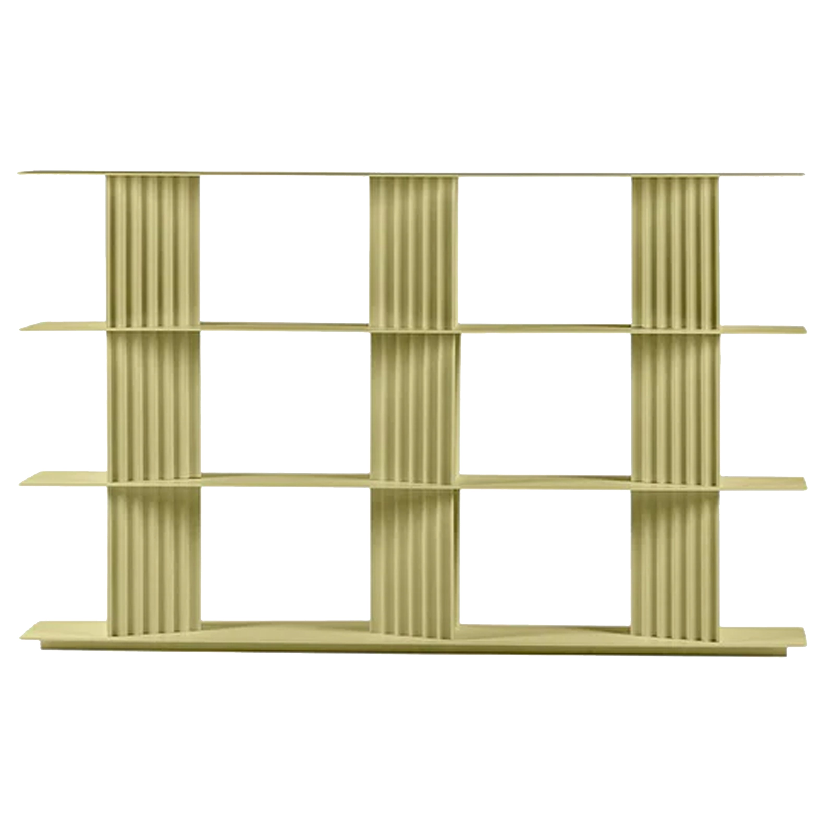Plec Shelving: Medium + Medium + Green Beige