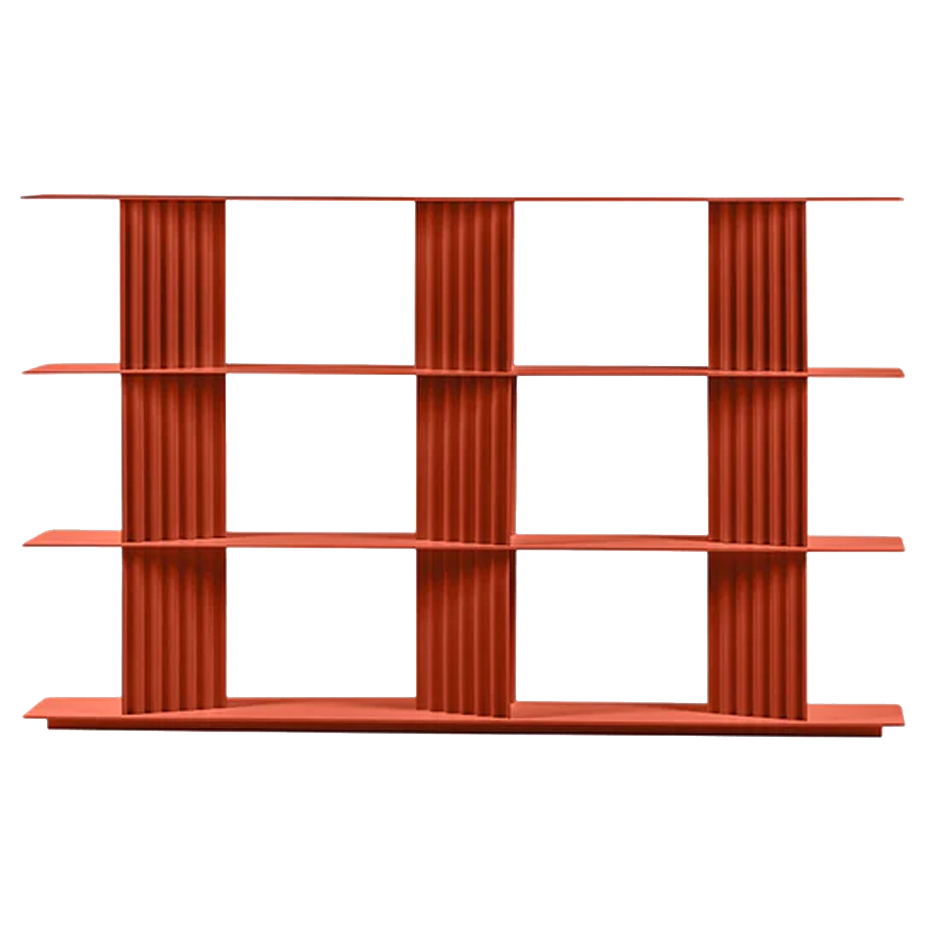 Plec Shelving: Medium + Medium + Terracotta