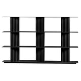 Plec Shelving: Medium + Medium + Jet Black