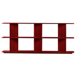 Plec Shelving: Medium + Low + Bordeaux