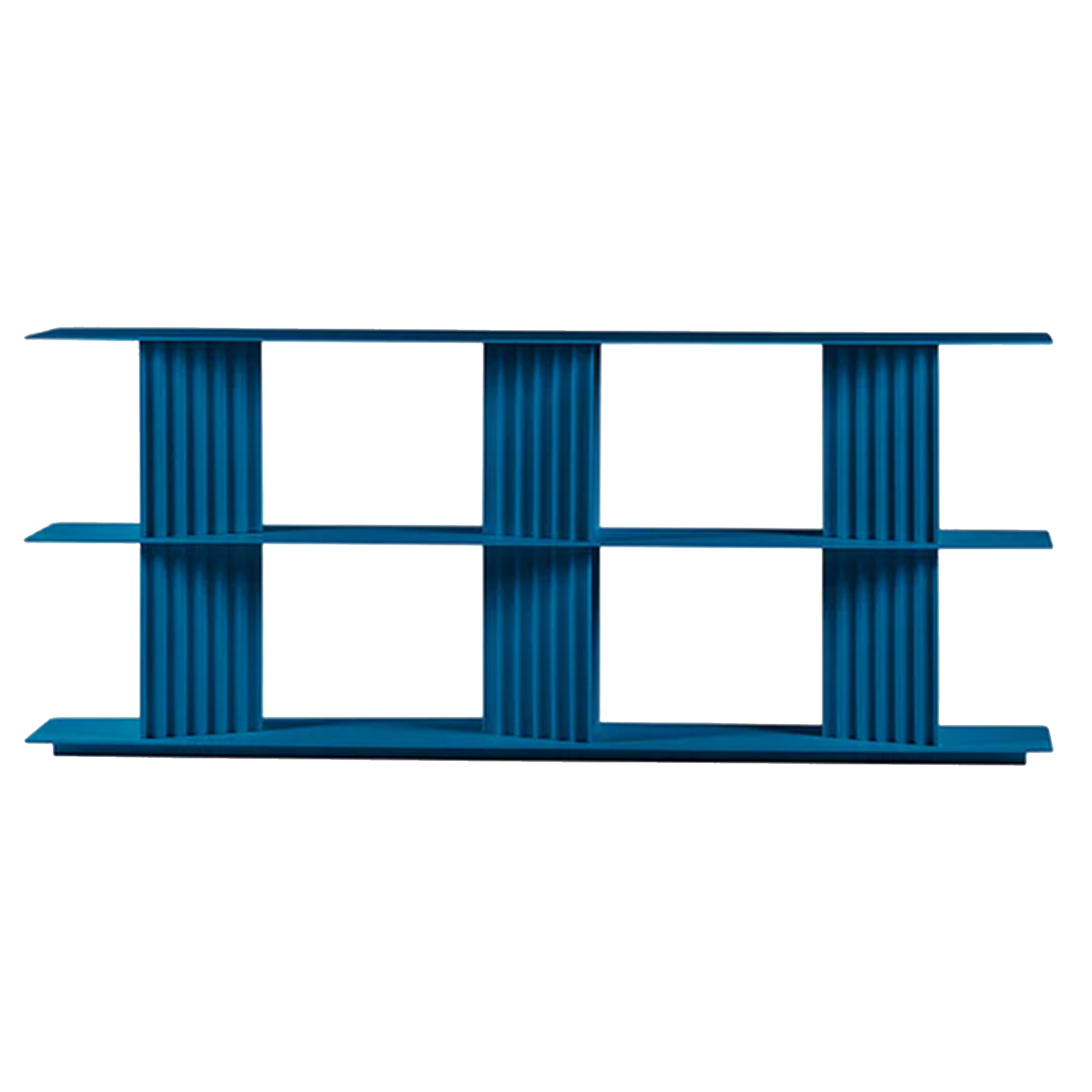 Plec Shelving: Medium + Low + Green Blue
