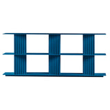 Plec Shelving: Medium + Low + Green Blue