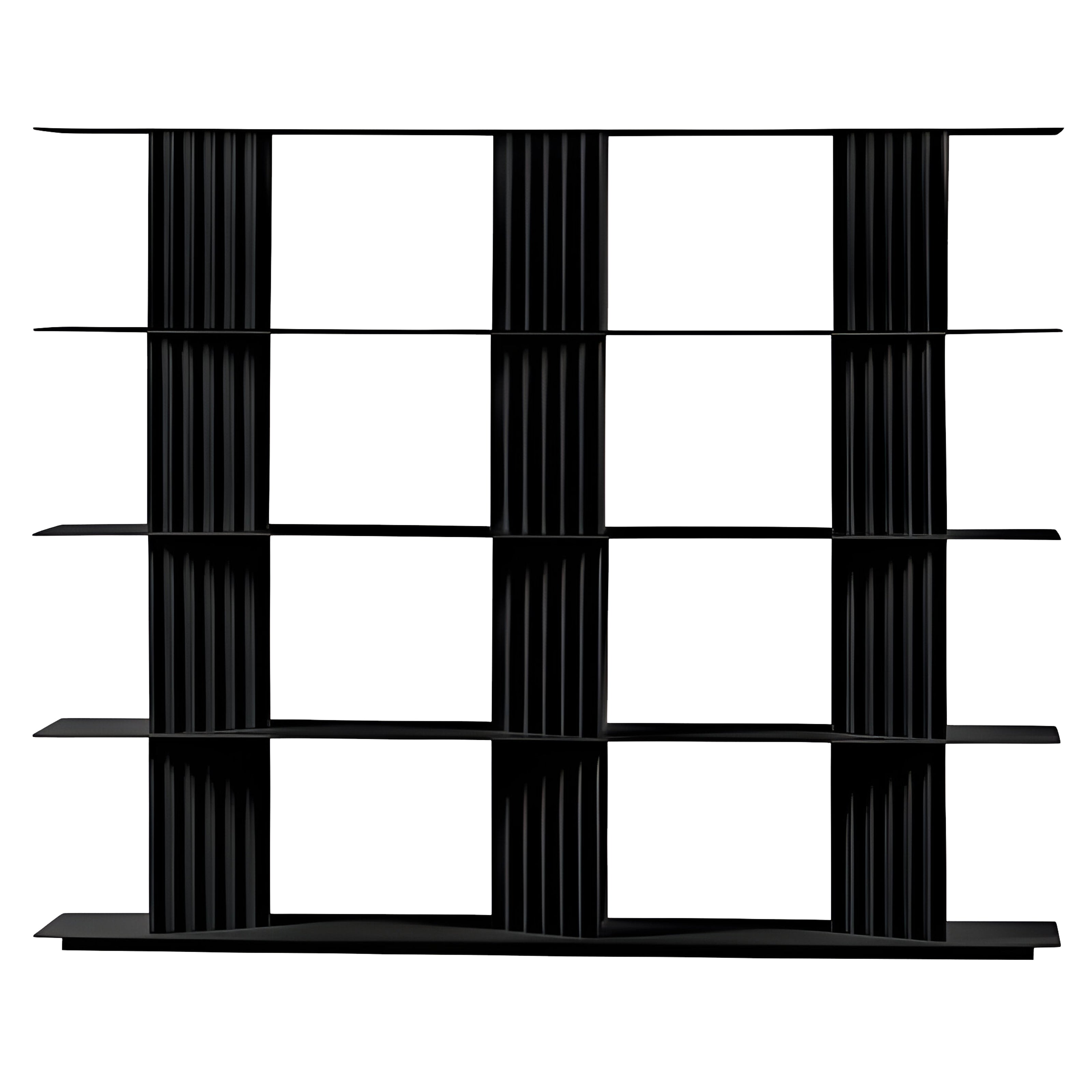 Plec Shelving: Medium + High + Jet Black