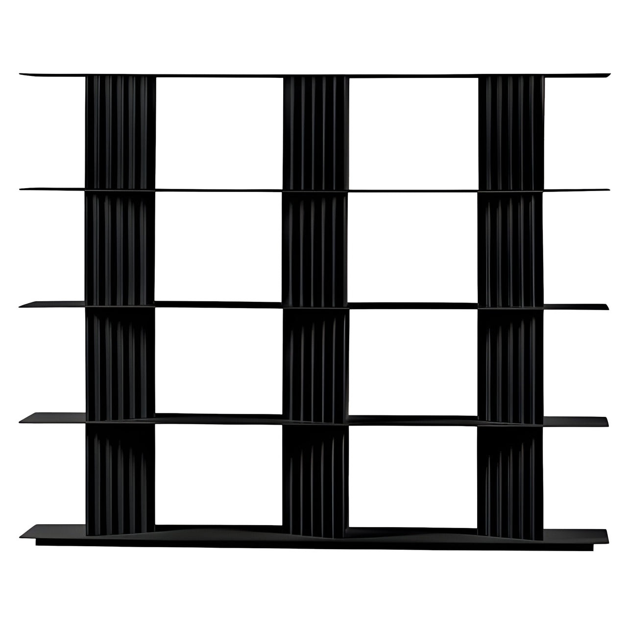 Plec Shelving: Medium + High + Jet Black