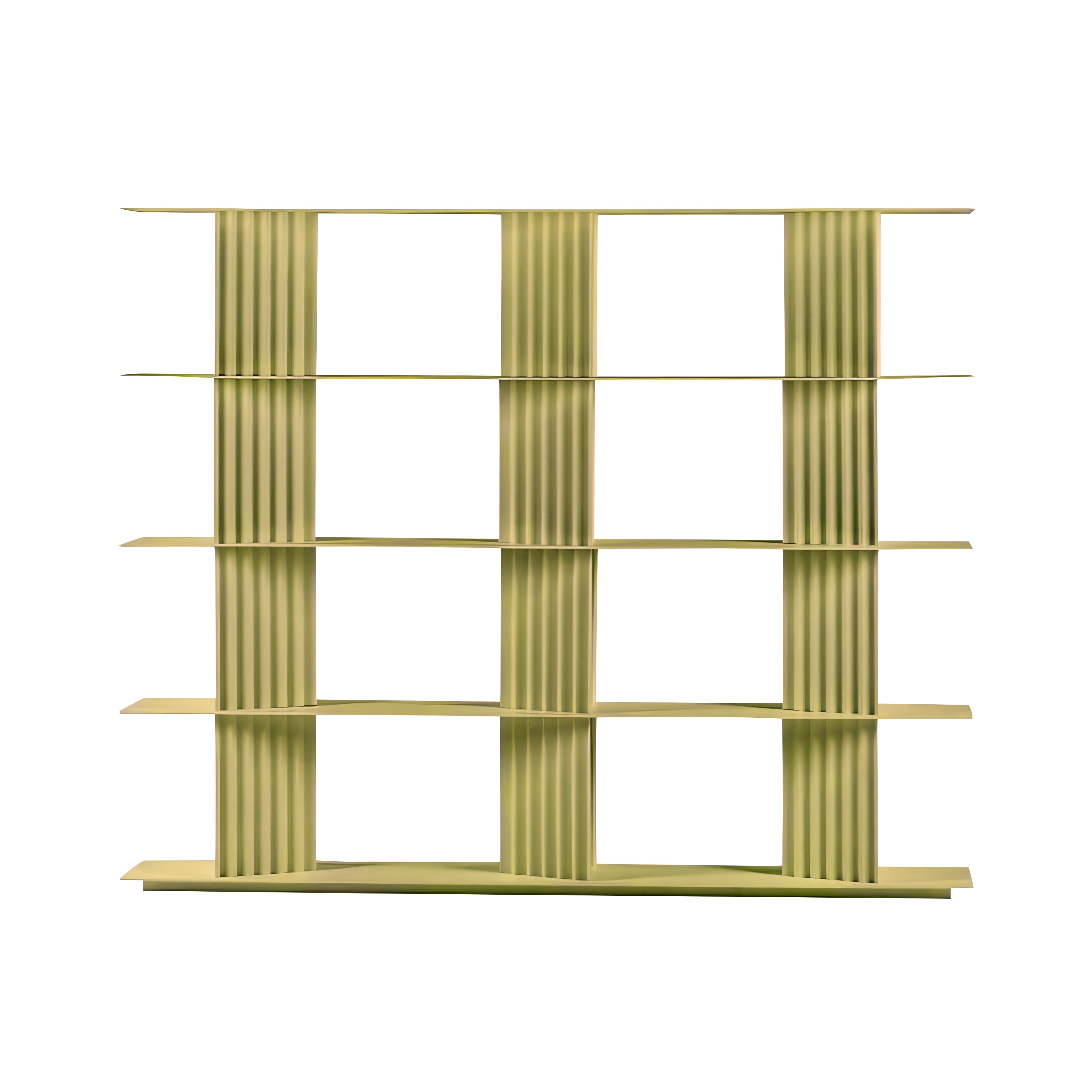 Plec Shelving: Medium + High + Green Beige