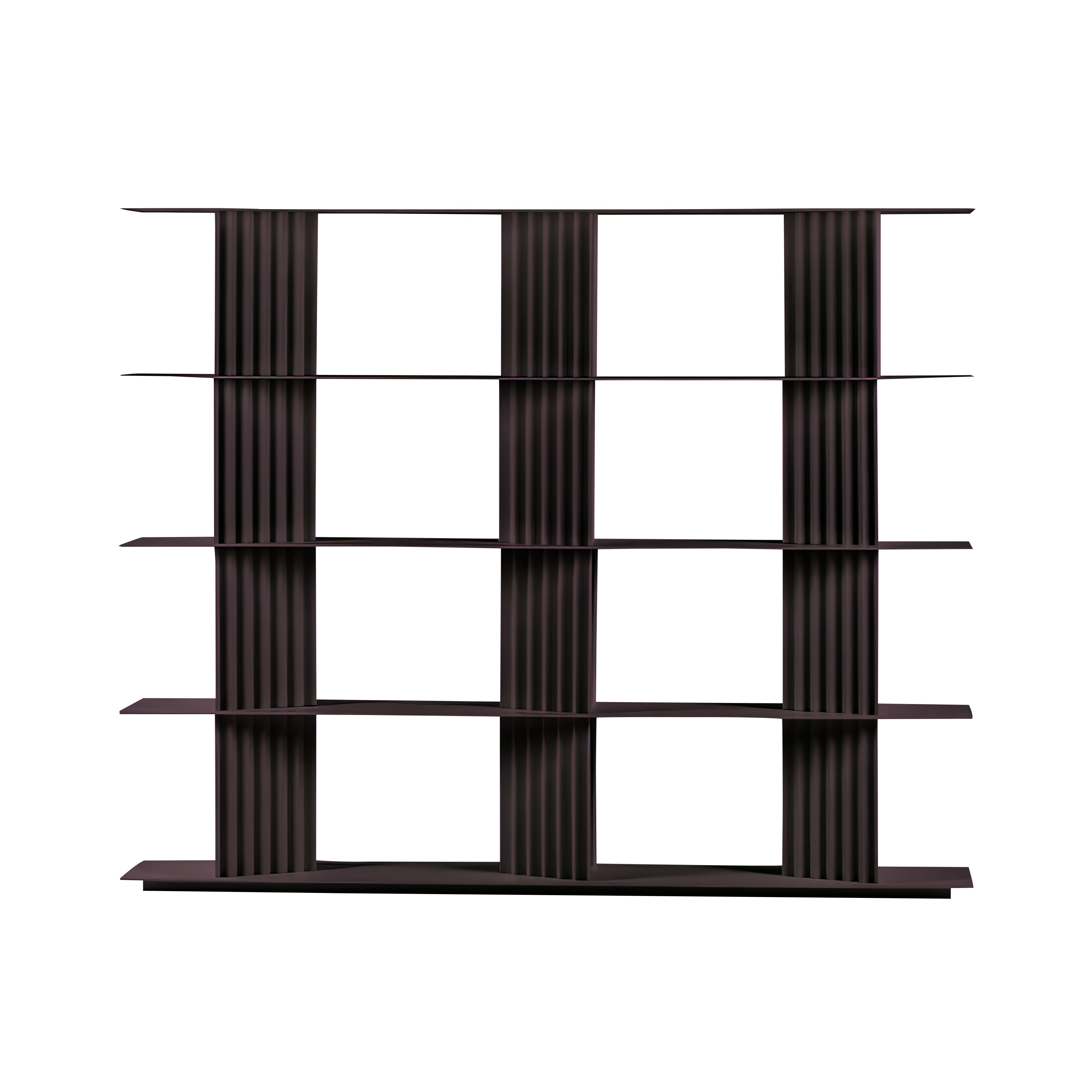 Plec Shelving: Medium + High + Grey Brown
