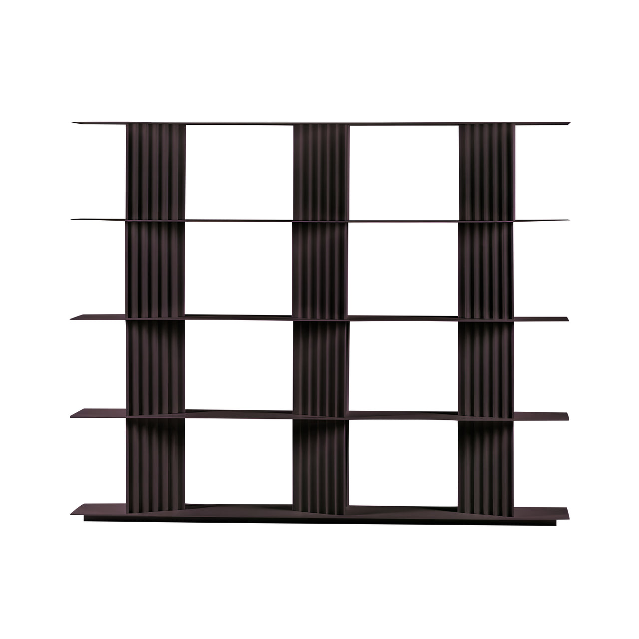 Plec Shelving: Medium + High + Grey Brown