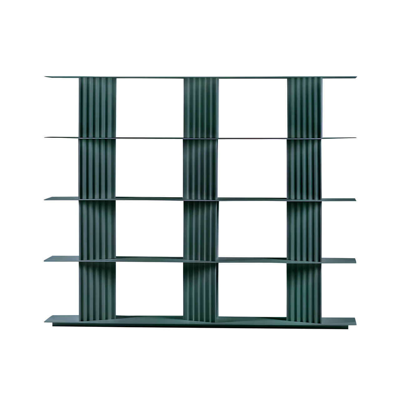 Plec Shelving: Medium + High + Nordic Green