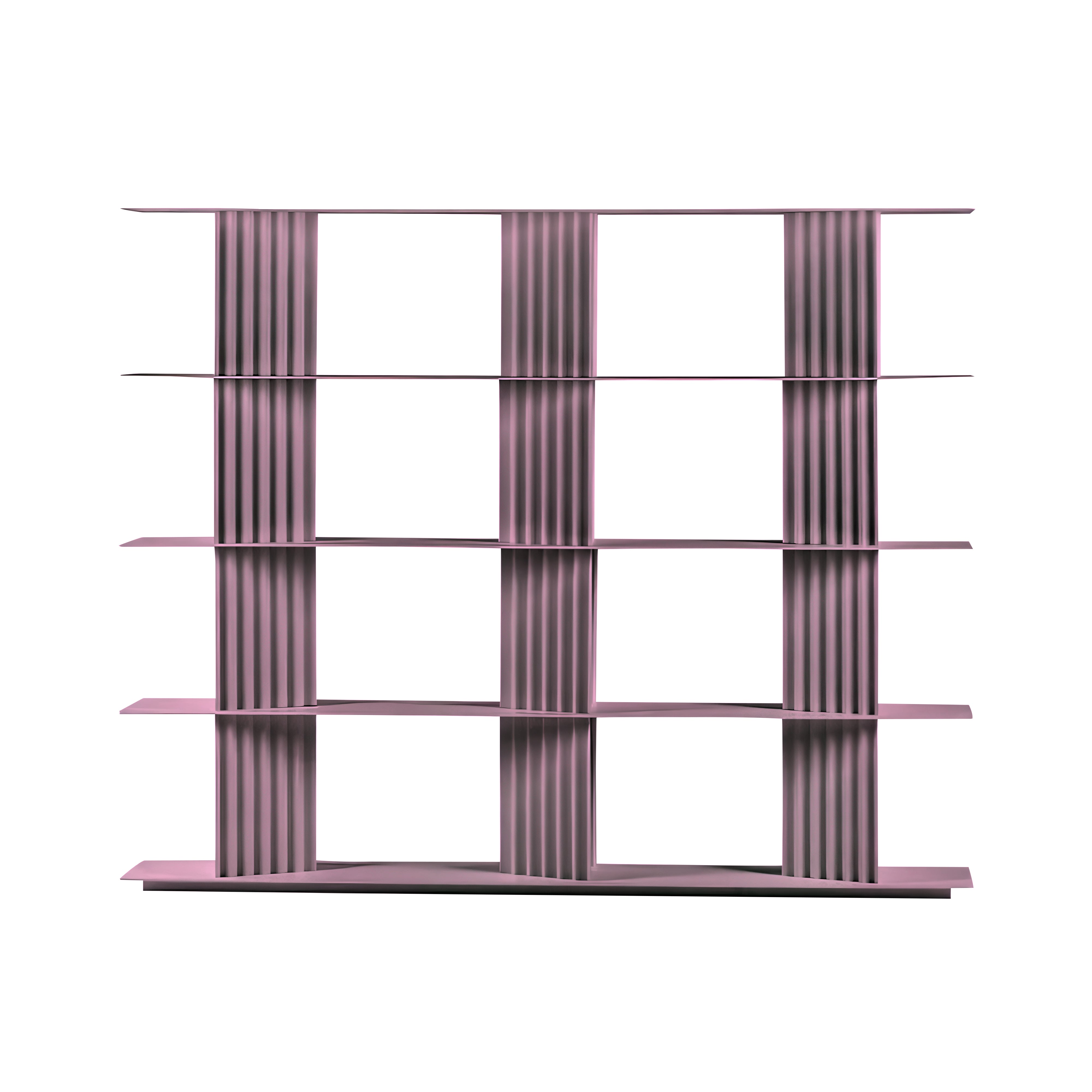 Plec Shelving: Medium + High + Pastel Violet